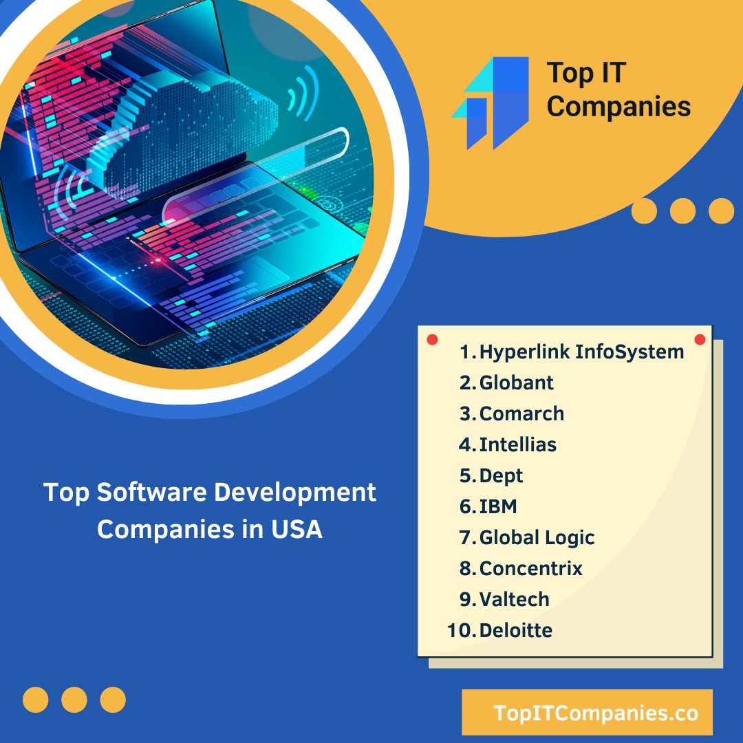 Here is the list of top software development companies in the USA verified by TopITCompanies that you can reach out to with your unique development requirements to get much-anticipated results.
Read more - bit.ly/40q5ibm
#softwaredevelopment #softwarecompany #topsoftware