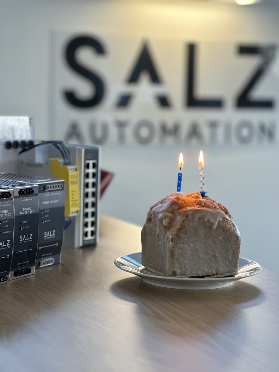 Break out the bubbly and let's share a toast today ~ SALZ Automation GmbH turns 2 today!! 🎂🥂

#startup #anniversary #celebration #2yearsofSALZ #industrialautomation #automation #team #germany #deutschland #nrw #badsalzuflen #SALZautomation #togetherWOW
