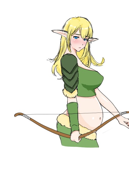 仿¥ã®åŠæ³èœæžããæã«åããŠåŠåš ããŠããŸã£ããšã«ãããã¡ã³ã¿ãžãŒç©ã®äœåäœãããã§ãããåç¥ãææ°äœé
ä¿¡äž!â https://t.co/GYfjc0qFDT
詳ããã¯åºå®ãã€èŠãŠã!/Doodle of the day. An elf who got pregnant against her will. I want to make fantasy works.