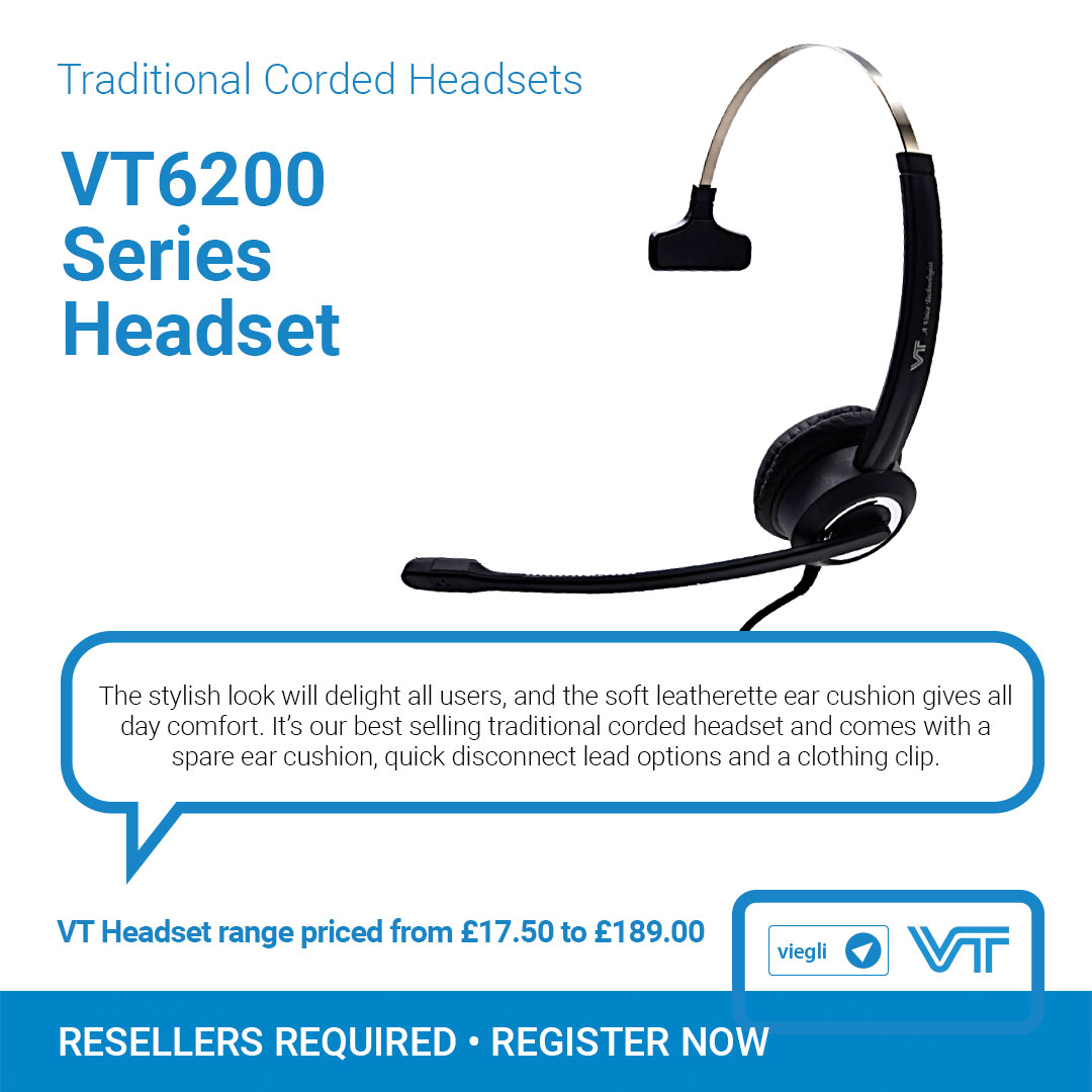 Viegli2's tweet photo. Introducing the VT6200 Series Headset.

This traditional corded headset is designed for maximum comfort throughout the day.

Get in touch with Viegli to order today:

☎️ 0203 675 8798
💻 https://t.co/RvdiJYd1d0
📧 orders@viegli.net

#Viegli #Headsets #HeadsetRange #VTHeadset https://t.co/fmavAZSaWc