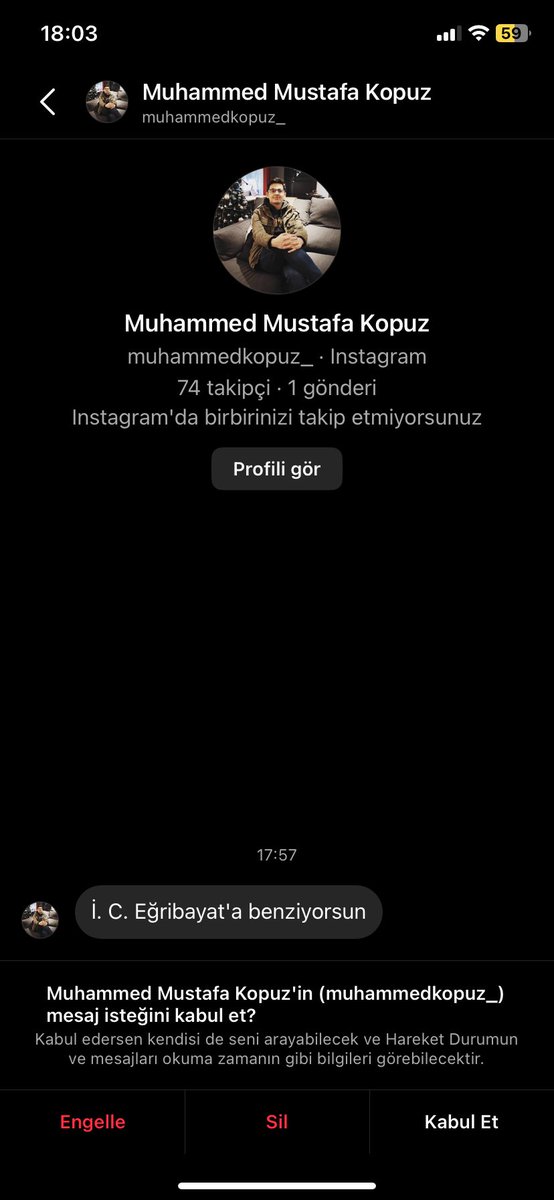 haticeSK_'s tweet photo. o kadar çirkin miyim amk https://t.co/ZFRhfex8Yl