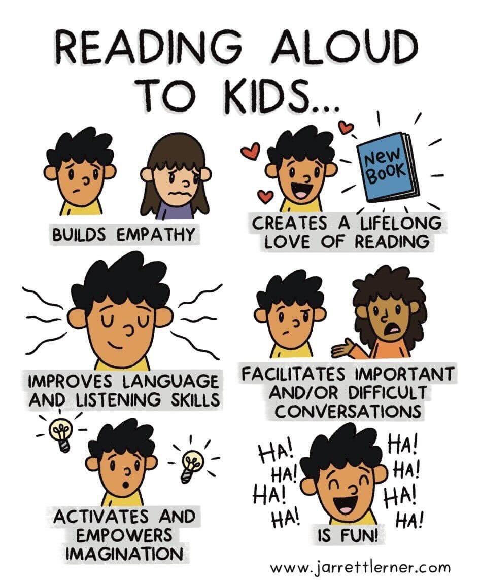 World Read Aloud Day!  Grab a tried and true favorite or new title to share!  It matters!! <a href="/JenisonSchools/">Jenison Public Schools</a>