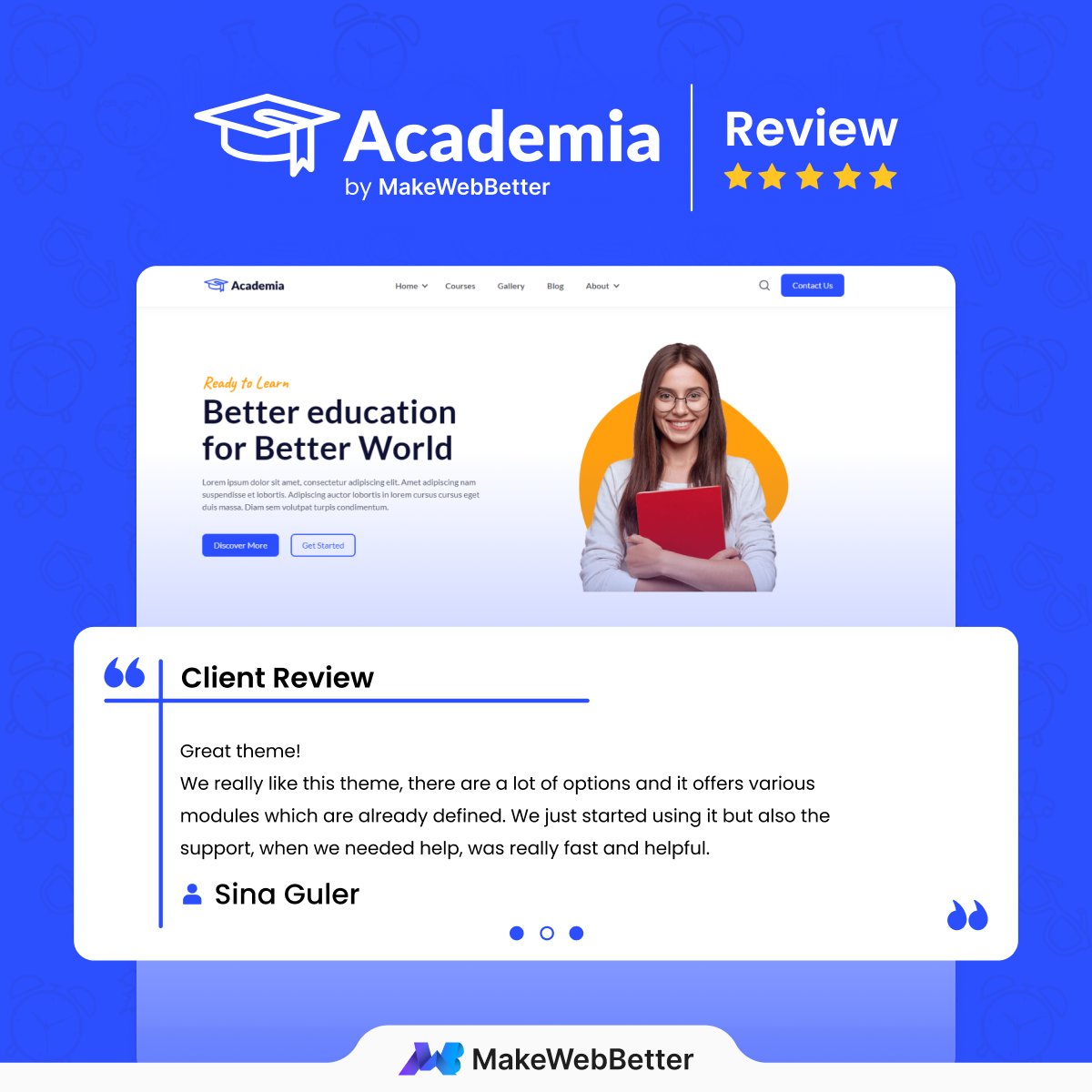 makewebbetter's tweet image. It&apos;s always great to hear feedback and We&apos;re glad that the theme was able to meet our client&apos;s expectations. 🤗 

#themereview #hubspotmarketing #hubspottheme #themes