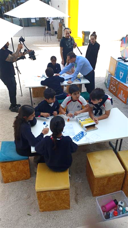 sekqatar's tweet photo. Our @sekqatar students visited #DohaLearning Days to investigate coding, the metaverse and sustainability. Thank you to @WISE_tweets for the workshops that supported our students in their understanding of the world. #globalcitizens 🌍 https://t.co/N5SqiYQ8Cd