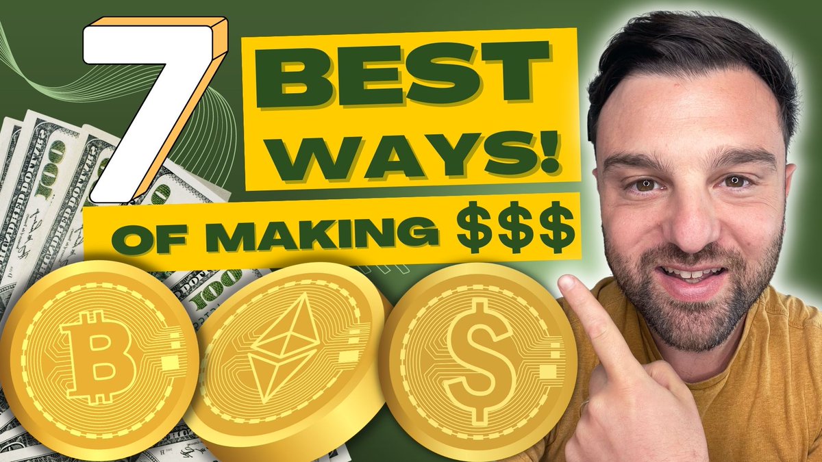 MarzellCrypto's tweet photo. For anyone looking to make money in Crypto.. 

Here are the 7 EASIEST (And best) ways I have found over the last 5 years in cryptocurrency!

👉 https://t.co/LWvShwNpQs

#makemoneyonline #MakeMoneyInCrypto #MakeBitcoin #Crypto https://t.co/dvdecAXaBN