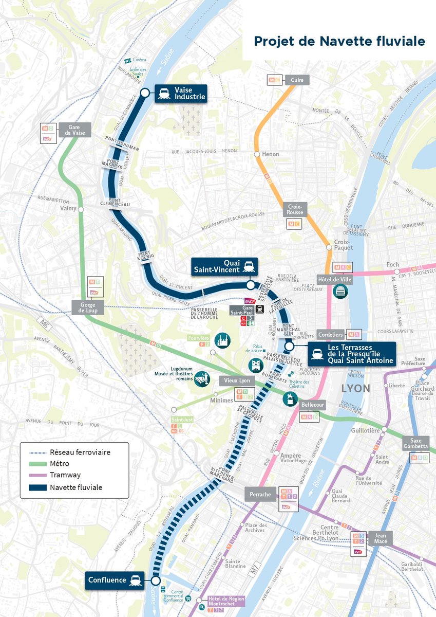 SYTRALmobilites's tweet photo. ⛵ Une navette fluviale à horizon 2025 !

SYTRAL Mobilités va lancer le projet de 1ère ligne de transport fluvial sur la Saône, intégrée au réseau @TCL_SYTRAL 

🌊 Une nouvelle solution de mobilité qui allie qualité de service et plaisir de naviguer https://t.co/aDXj8CYWoV