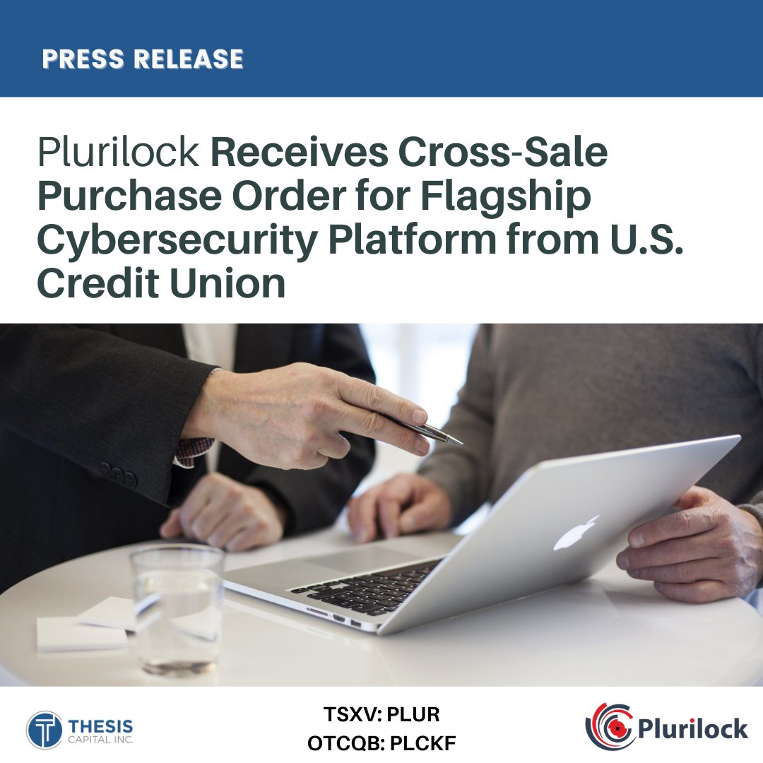 ThesisCap's tweet image. Press Release: @plurilock | $PLUR $PLCKF

Plurilock receives a cross-sale #purchaseorder for its flagship #cybersecurity platform from a #US #creditunion. This order was secured within 5 months following the #Aurora asset #acquisition of #Atrion.

PR Link: bit.ly/3HlCSGM