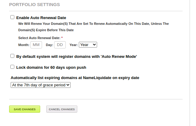 If you go in your "profile" <a href="/EpikDotCom/">EpikDotCom</a> and in "portfolio settings", you have a list to send automatically your domains to <a href="/nameliquidate/">NameLiquidate.com</a> at expiration or after 7 days or NOT at all

What you are talking about is Epik trying to auction them for themselves! x.com/OwlDomains/sta…