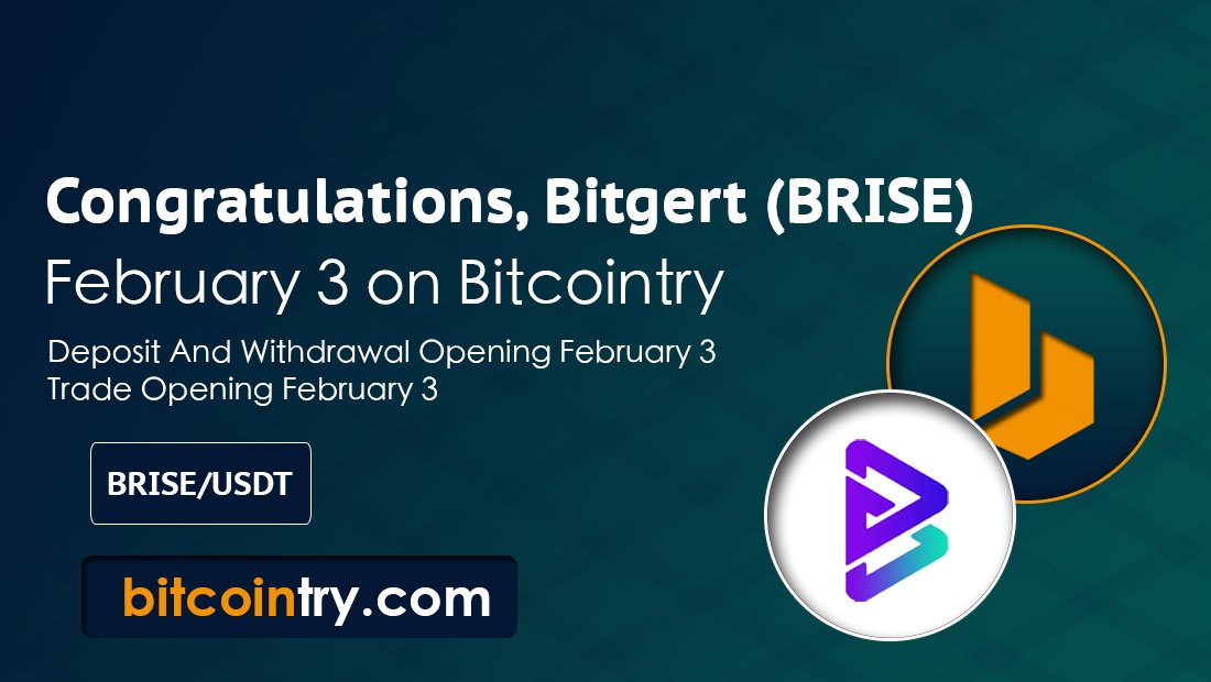 Bitcointry (@bitcointrycom) on Twitter photo 🏆 The community has spoken! Based on the results of the poll, $BRISE will be added to the Bitcointry Exchange.
👀Follow us for more info regarding upcoming listings:
🗣Twitter:
x.com/Bitcointrycom/
🗣Telegram:
t.me/bitcointryoffi…
<a href="/bitgertbrise/">Bitgert - $BRISE</a> #brise #bitcointry 🏆 The community has spoken! Based on the results of the poll, $BRISE will be added to the Bitcointry Exchange.
👀Follow us for more info regarding upcoming listings:
🗣Twitter:
x.com/Bitcointrycom/
🗣Telegram:
t.me/bitcointryoffi…
<a href="/bitgertbrise/">Bitgert - $BRISE</a> #brise #bitcointry