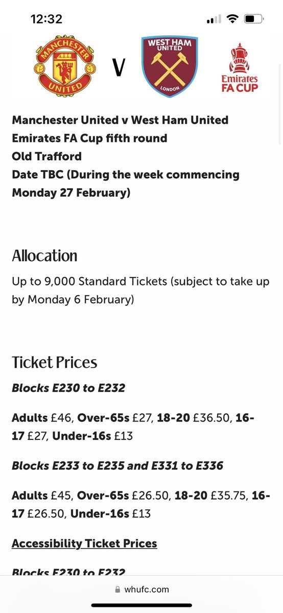BurslemJoe's tweet photo. £45 for a mid week cup game with no trains back after 9pm… you scum take the piss @ManUtd @WestHamHelp https://t.co/xtujLK3ZFu