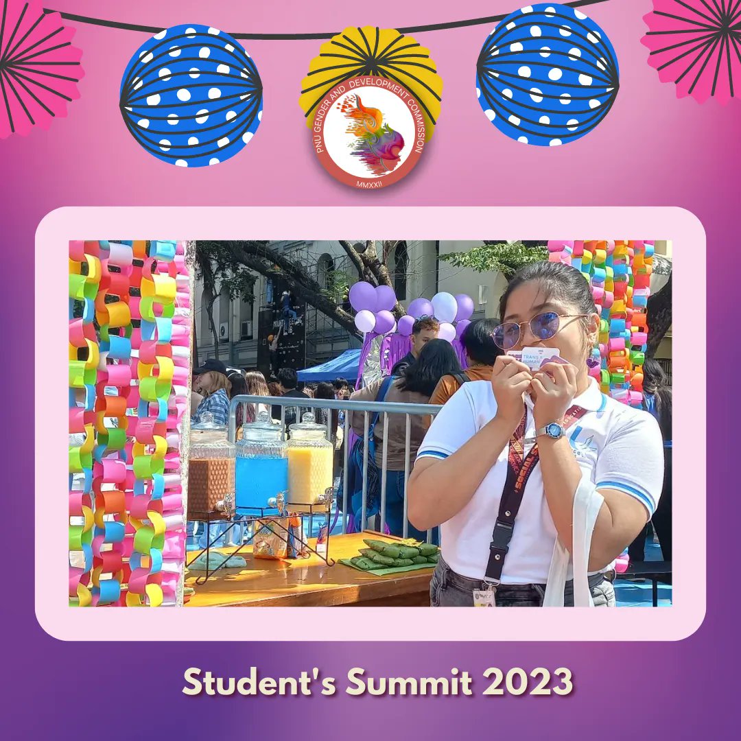 pnugadcomm's tweet photo. Commission joined the Student Summit 2023. 

We thank everyone who visited our booth, played our game, and bought our refreshments! https://t.co/rICGMtVqwi