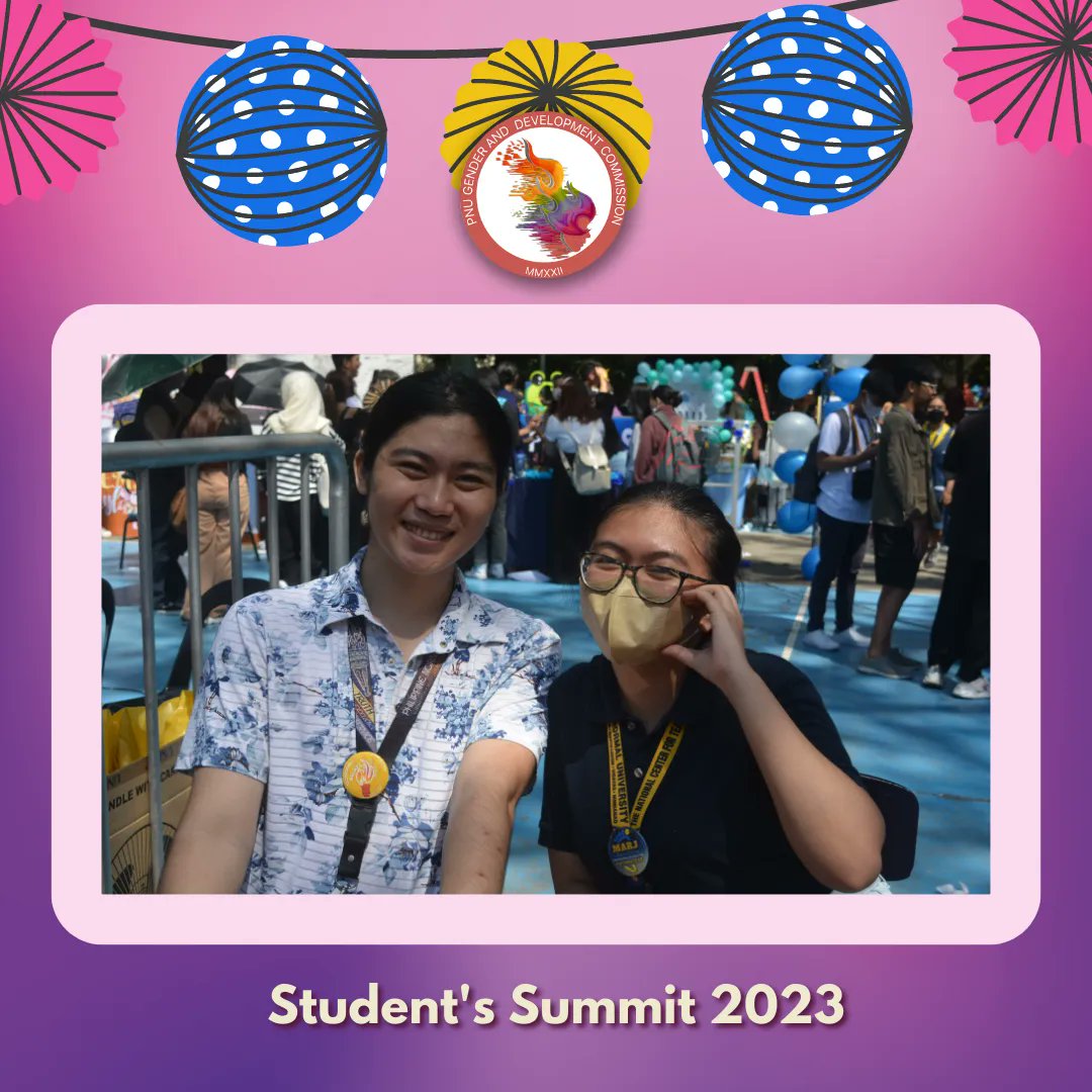 pnugadcomm's tweet photo. Commission joined the Student Summit 2023. 

We thank everyone who visited our booth, played our game, and bought our refreshments! https://t.co/rICGMtVqwi