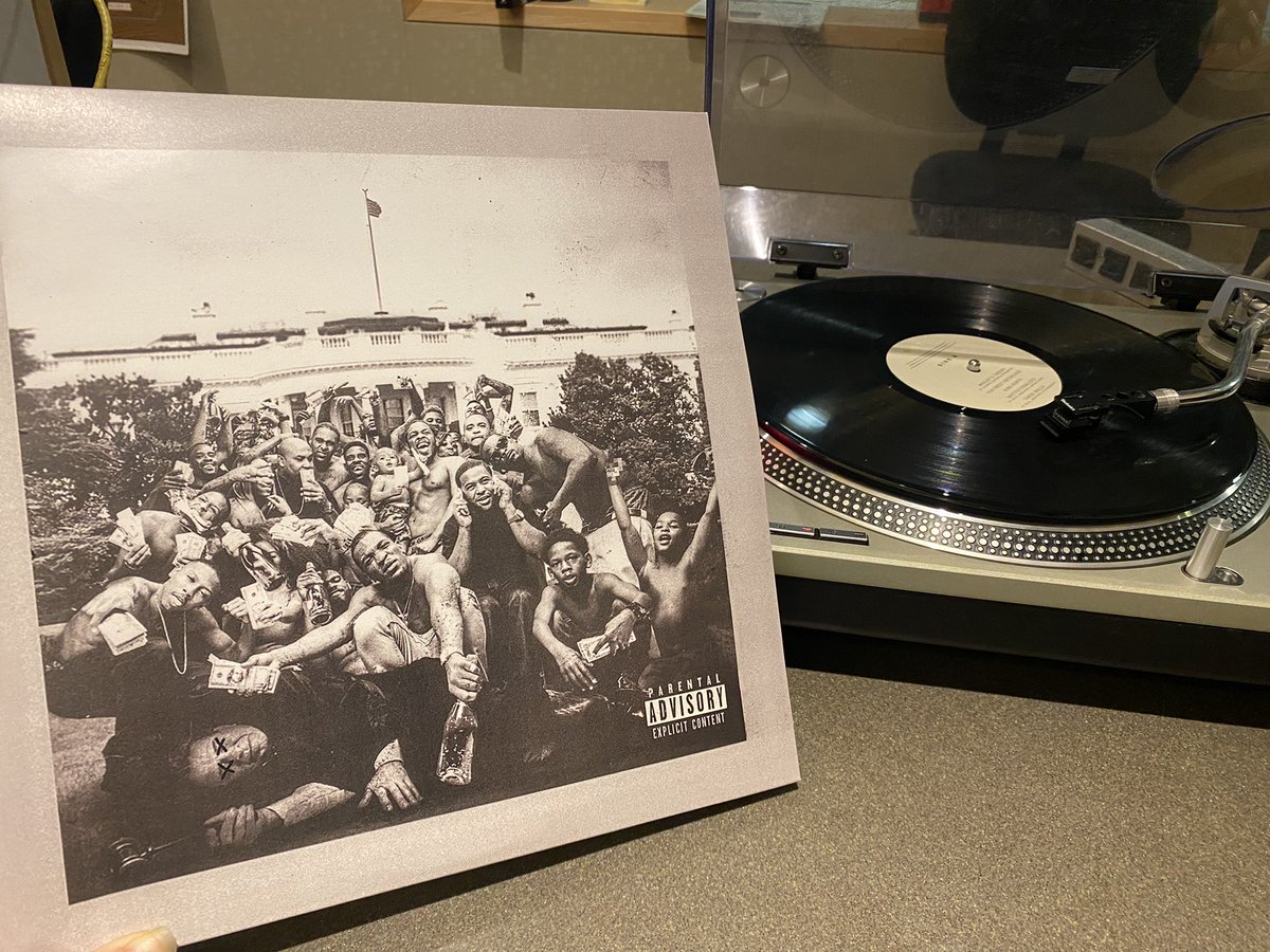 Today’s #VinylTapCurrent pick is the newly anointed #1 album on rate your music. @kendricklamar’s To Pimp A Butterfly just push past Radiohead’s Ok Computer for the top spot. We listened to “These Walls” @TheCurrent