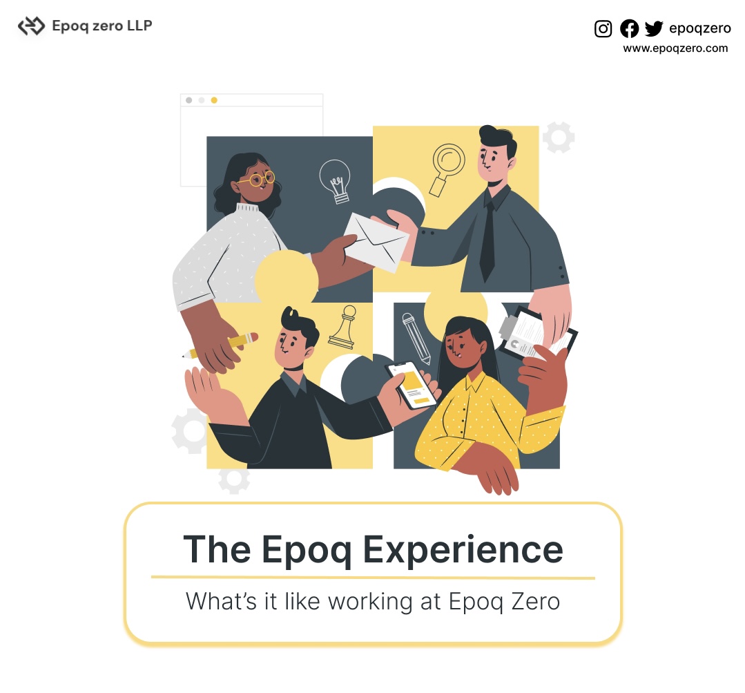epoqzero's tweet photo. At Epoq Zero, you get to explore and experience the startup hustle. You get to work on projects from scratch, helping you understand the complete product lifecycle and also allowing you to wear different hats and level up. https://t.co/Xv5NGfEIFH