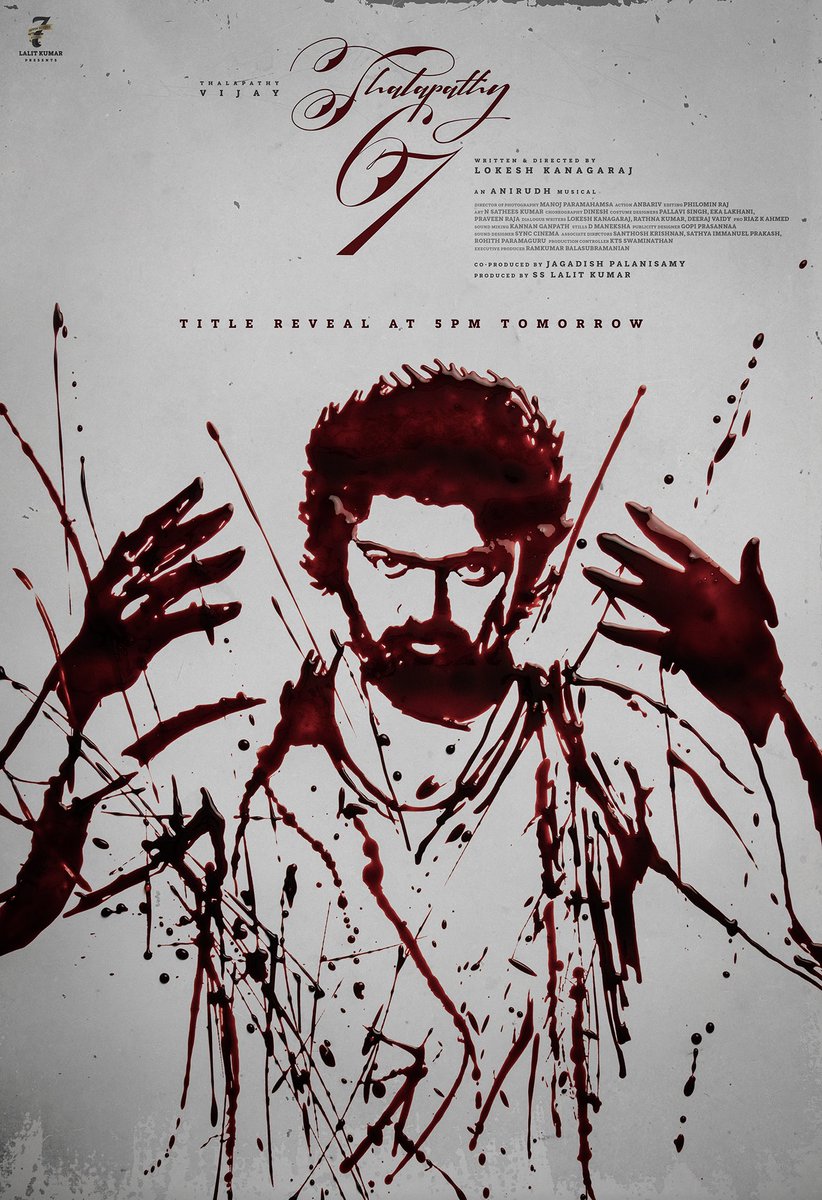 MR_John_03's tweet photo. @Jagadishbliss @actorvijay @trishtrashers @Dir_Lokesh @anirudhofficial @PriyaAnand @duttsanjay tomorrow sambavam with promo https://t.co/aufxjaM8Sp