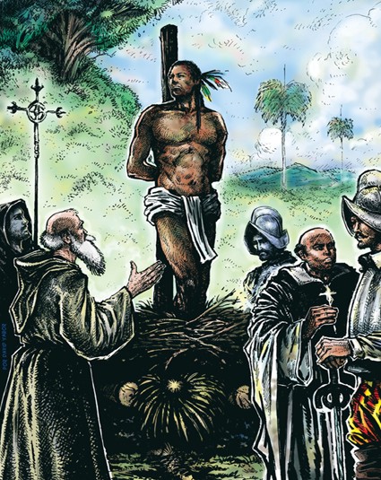 Desde Hatuey, quien fuera quemado en la hoguera en 1512 y hasta hoy, la rebeldía, la valentía y la dignidad de los cubanos, dispuestos siempre a defender la tierra que nos vio nacer a cualquier precio, es esencia y raíz, es motivo de vida. #Cuba #CubaViveEnSuHistoria