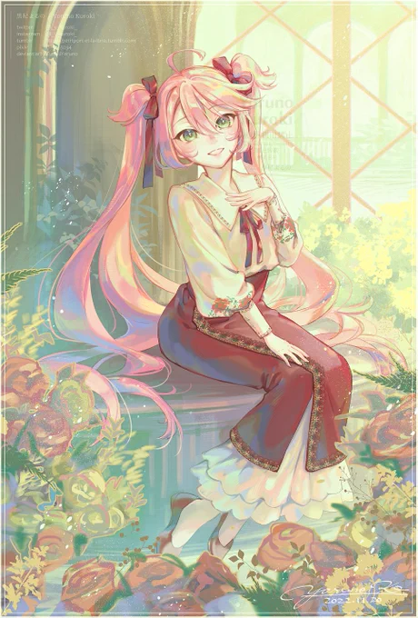 #ツインテールの日 ピンク髪ツインテは正義 