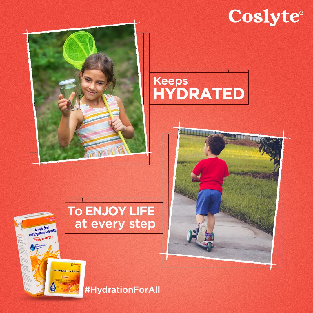 ORSCoslyte's tweet photo. Chasing butterflies or other outdoor activities can drain your kids. 😰
Coslyte provides #HydrationForAll and helps them explore every activity.

To know more about rehydration, visit us at
https://t.co/jsxsC8ncHw

#ORS #RehydrateAnywhere #DailyHydrationDose #StayActive https://t.co/2Rzj2EYi71