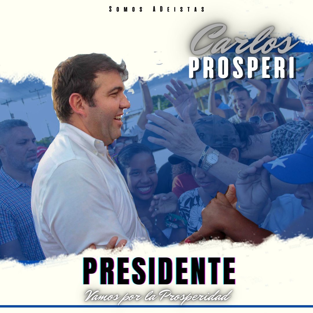 Carlos Prosperi
Próximo Presidente de Venezuela
<a href="/ADemocratica/">Acción Democrática</a>
#prosperidad
#Prosperi
#acciondemocratica
#somosadeistas
