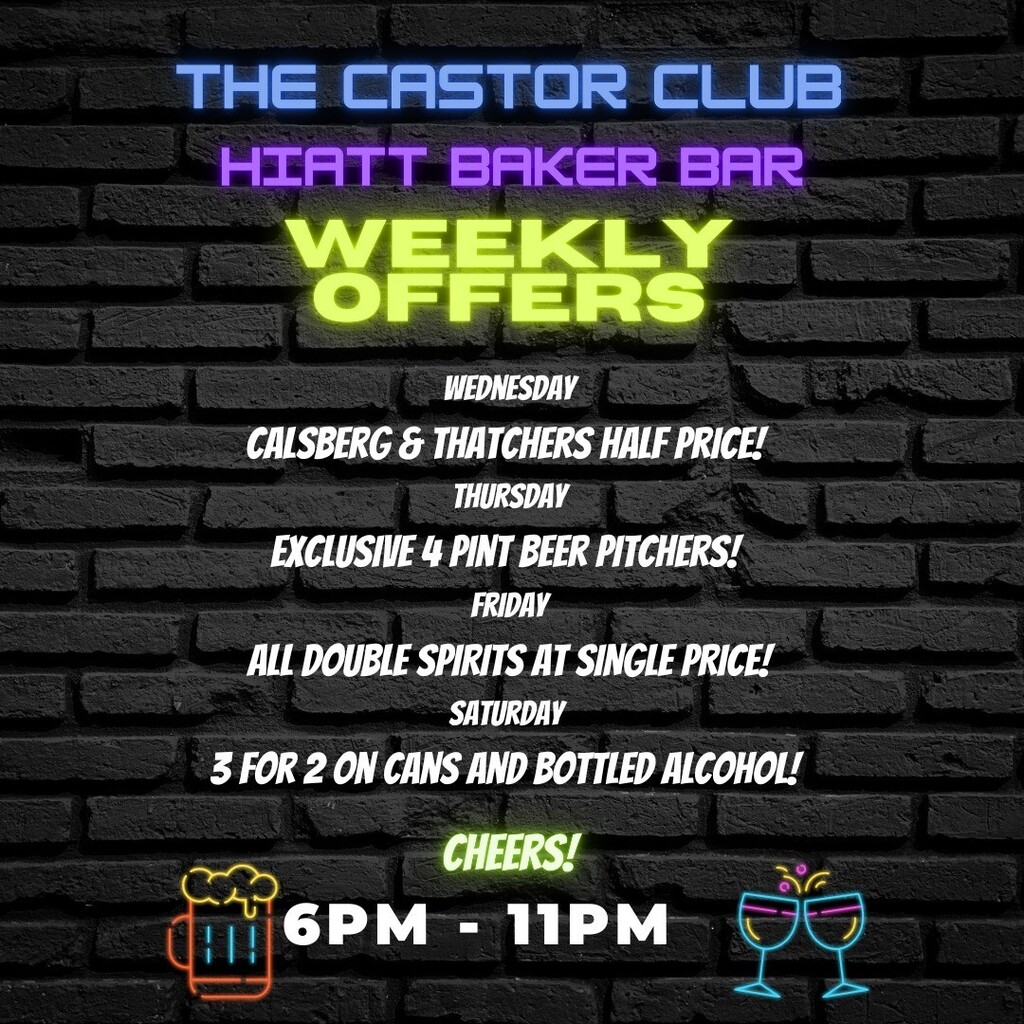 Source Cafes UOB (@sourceuob) on Twitter photo Fancy joining the Hiatt baker JCR for their Quiz? Come along from 6pm, quiz starts at 7pm with some great prizes up for grabs.
Ty and team will be there serving up the pitchers.
#pubquiz #uobpubquiz #uobstudent #uobstudents #studentbar <a href="/hiatt_baker/">hiatt baker</a> 😍🍻 instagr.am/p/CoKPkJeqFgH/ Fancy joining the Hiatt baker JCR for their Quiz? Come along from 6pm, quiz starts at 7pm with some great prizes up for grabs.
Ty and team will be there serving up the pitchers.
#pubquiz #uobpubquiz #uobstudent #uobstudents #studentbar <a href="/hiatt_baker/">hiatt baker</a> 😍🍻 instagr.am/p/CoKPkJeqFgH/