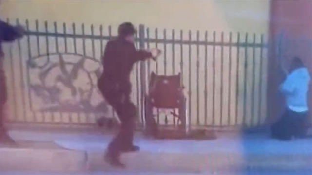 Deadly force for a double amputee with a knife. GTFOH