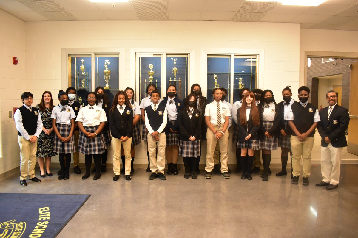 Elite Scholars Academy ranked 9th in the world in The Economist Educational Foundation’s Topical Talk Festival! Additionally, Malia White &amp; April Touch were recognized during the Standpoint Competition! Congrats to Mrs. Hooper &amp; her 7th grade students! <a href="/ScholarsElite/">Elite Scholars Academy Early College Magnet</a> #ccpsmagnet