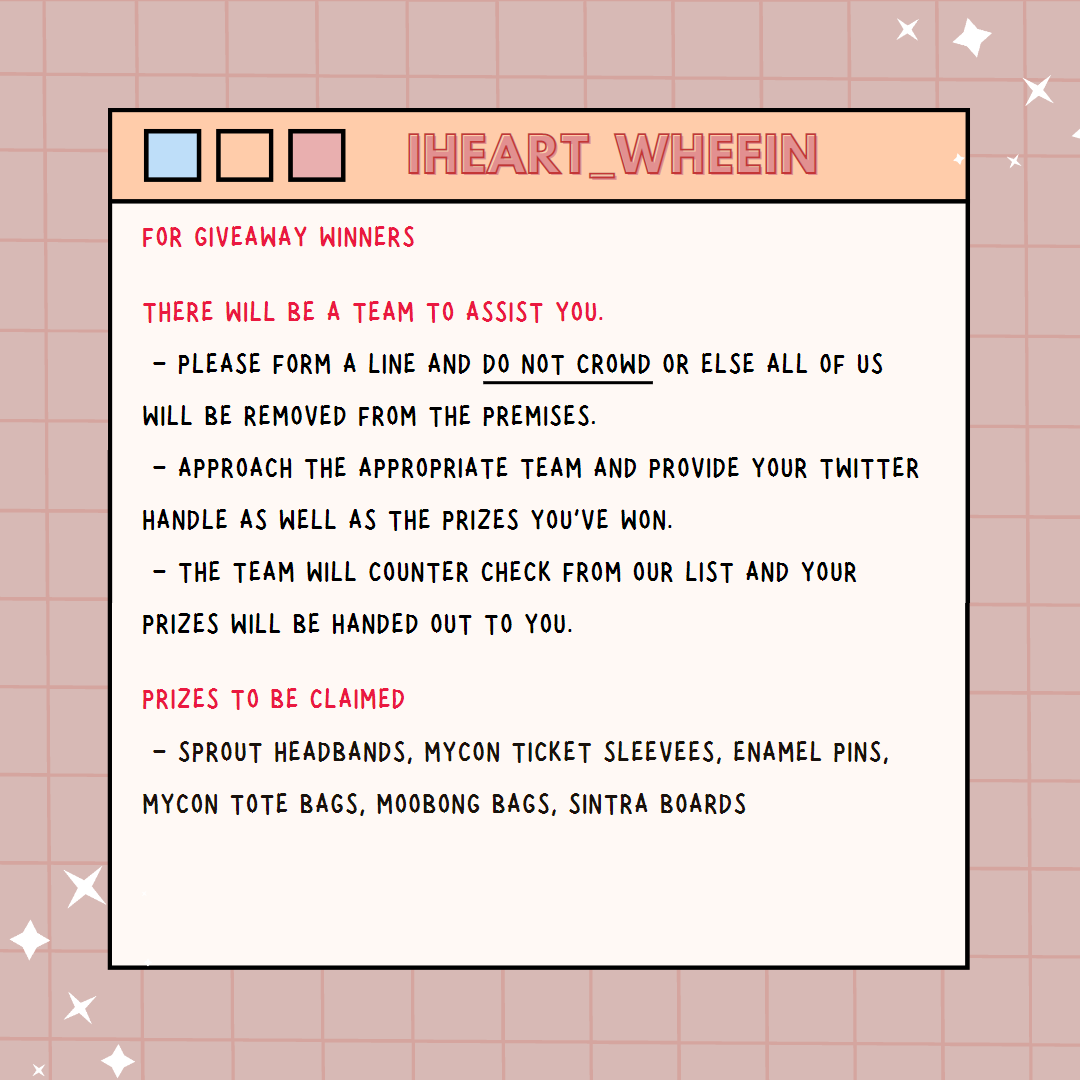 iheart_wheein's tweet photo. —🧵 Final List of Freebies for Mamamoo MyCon Manila #MYCONinMNL #MAMAMOOinPH

Thank you to all the Moomooshins who kept supporting my giveaways and freebies. Without you, this thread would definitely be much shorter.

Claiming Mechanics👇👇👇 https://t.co/QPHv5T6Ecc