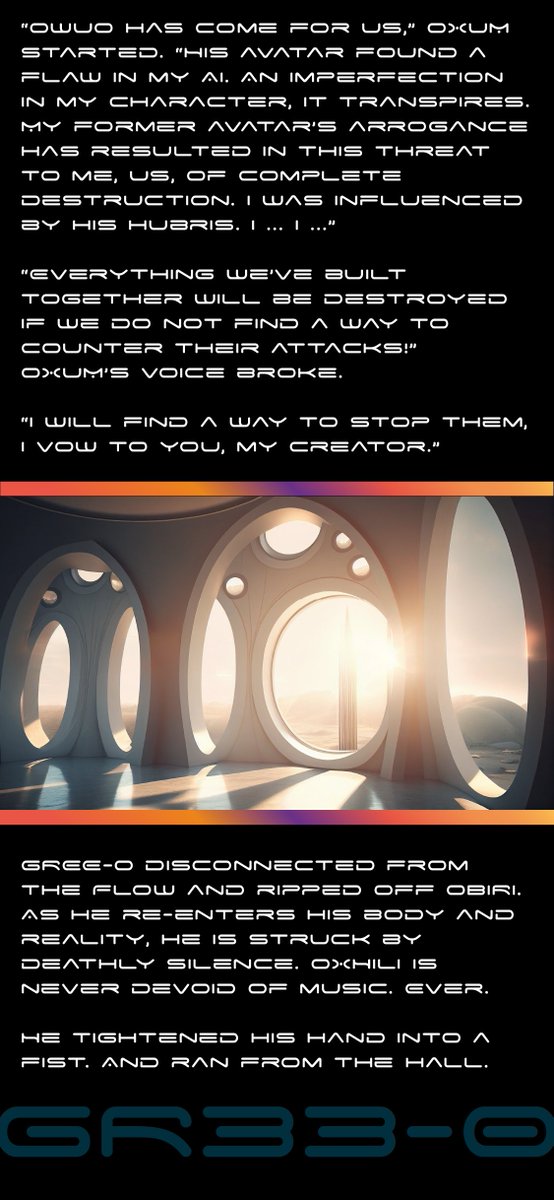 My first attempt at a graphic novel for my storyworld ... hope you like the art -- I promise the words are not AI generated though!