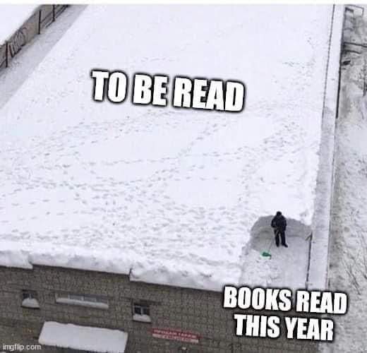 SpookyMrsGreen's tweet image. 👇Current feeling 
.
(Image source unknown)
.
.
#bookreviewblog #booksbooksbook #readallthebooks #booklover