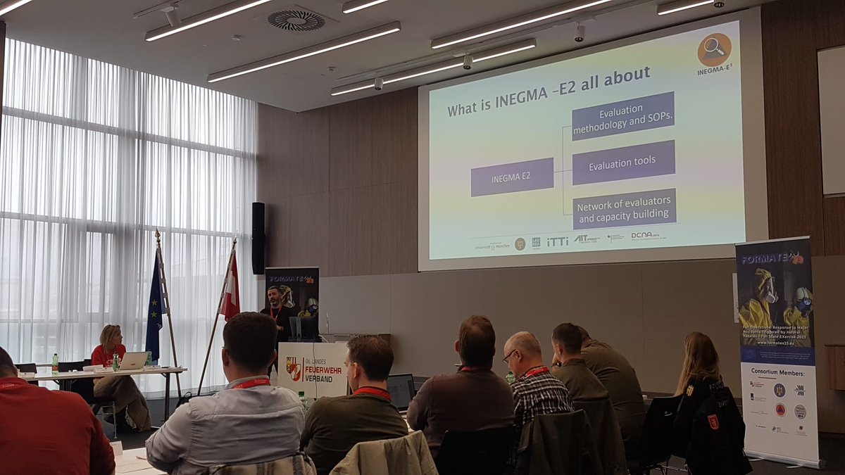 What did we do at the #FORMATEX23 main planning conference? Enjoy some more photos and read all about what we learned here: …rotection-knowledge-network.europa.eu/news/inegma-e2…

#EUproject #ECHO #UCPKN #civilprotection #exerciseevaluation