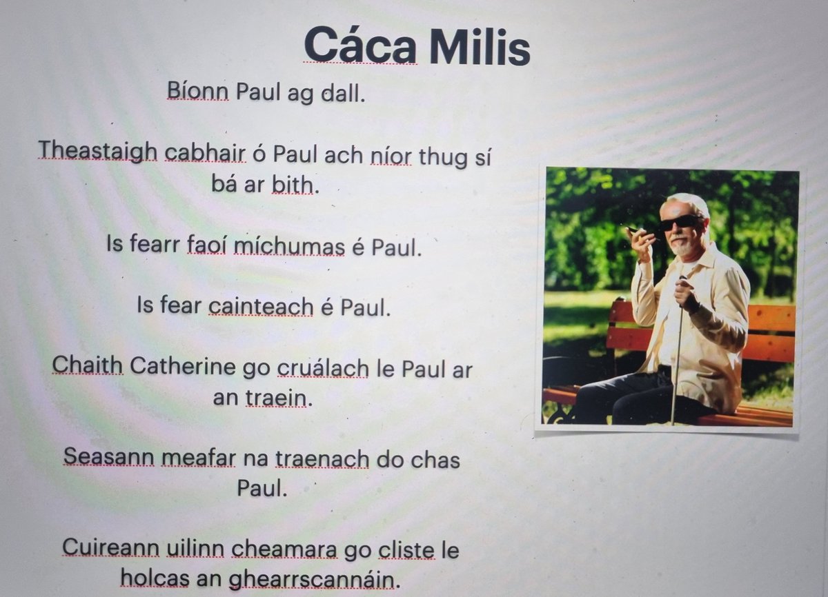 OideStacy's tweet photo. Great obair ghrúpa by 5th year Irish for their film Cáca Milis. Maith sibh @Kingswoodcc16 @ddletb https://t.co/ivzbNPMd4Z