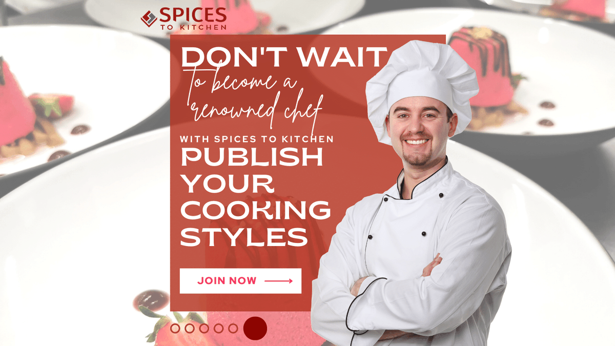 spicestokitchen's tweet photo. Join the Spices to Kitchen team right now and make your dreams of becoming a renowned chef right now! Read more on our website https://t.co/hLtobwFIMP 
#chef #spices #spicestokitchen #cookbook #publishing #cookingstyle #recipe #tips #blend #cookbookclub https://t.co/PJp77er3qL