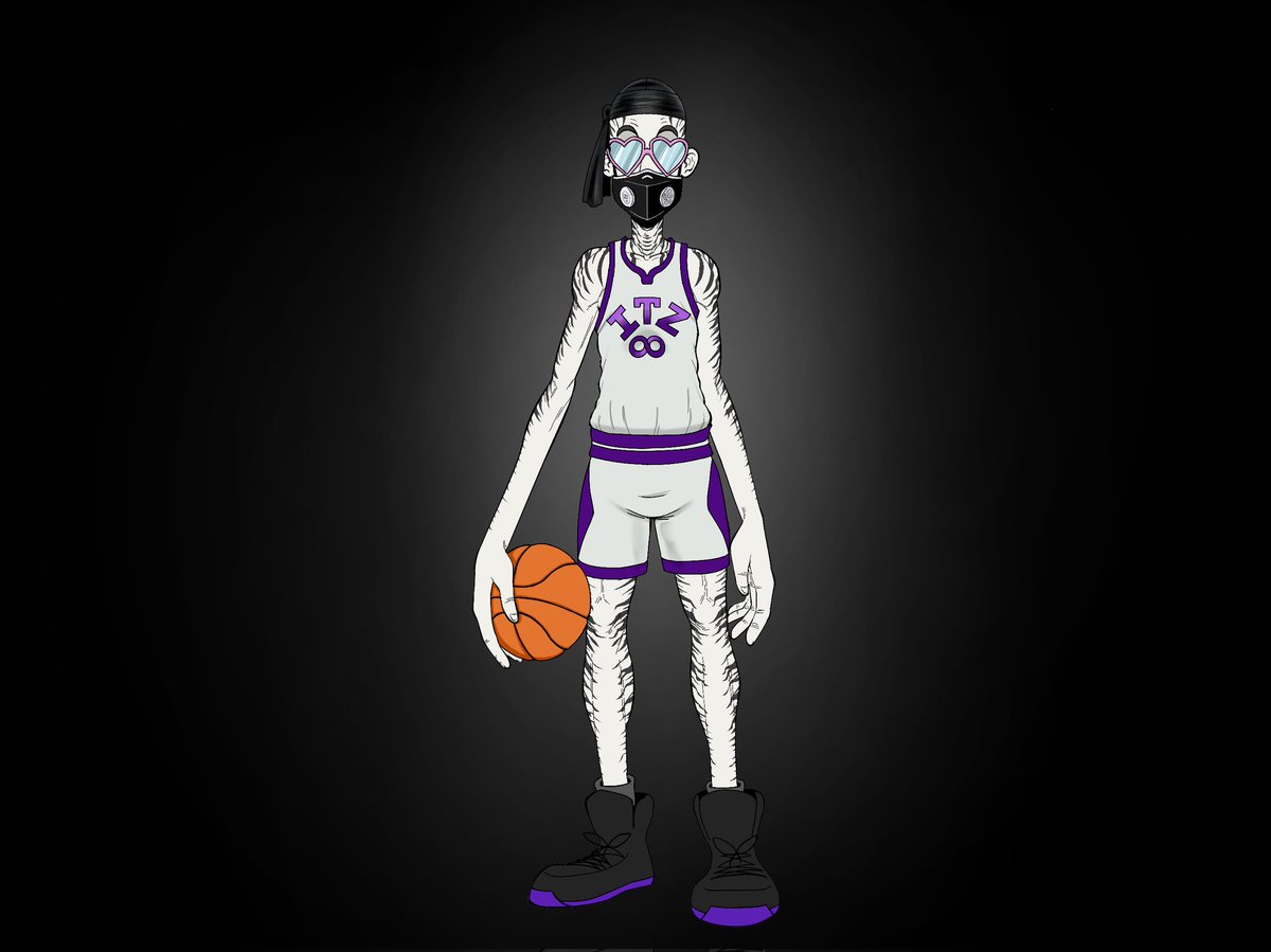 One of the many beasts of ENEO 

The Zebra Lanky 🏀

#nftdrop #nft #web3 #basketballart #athleteempowerment #ITZ #InTheZone