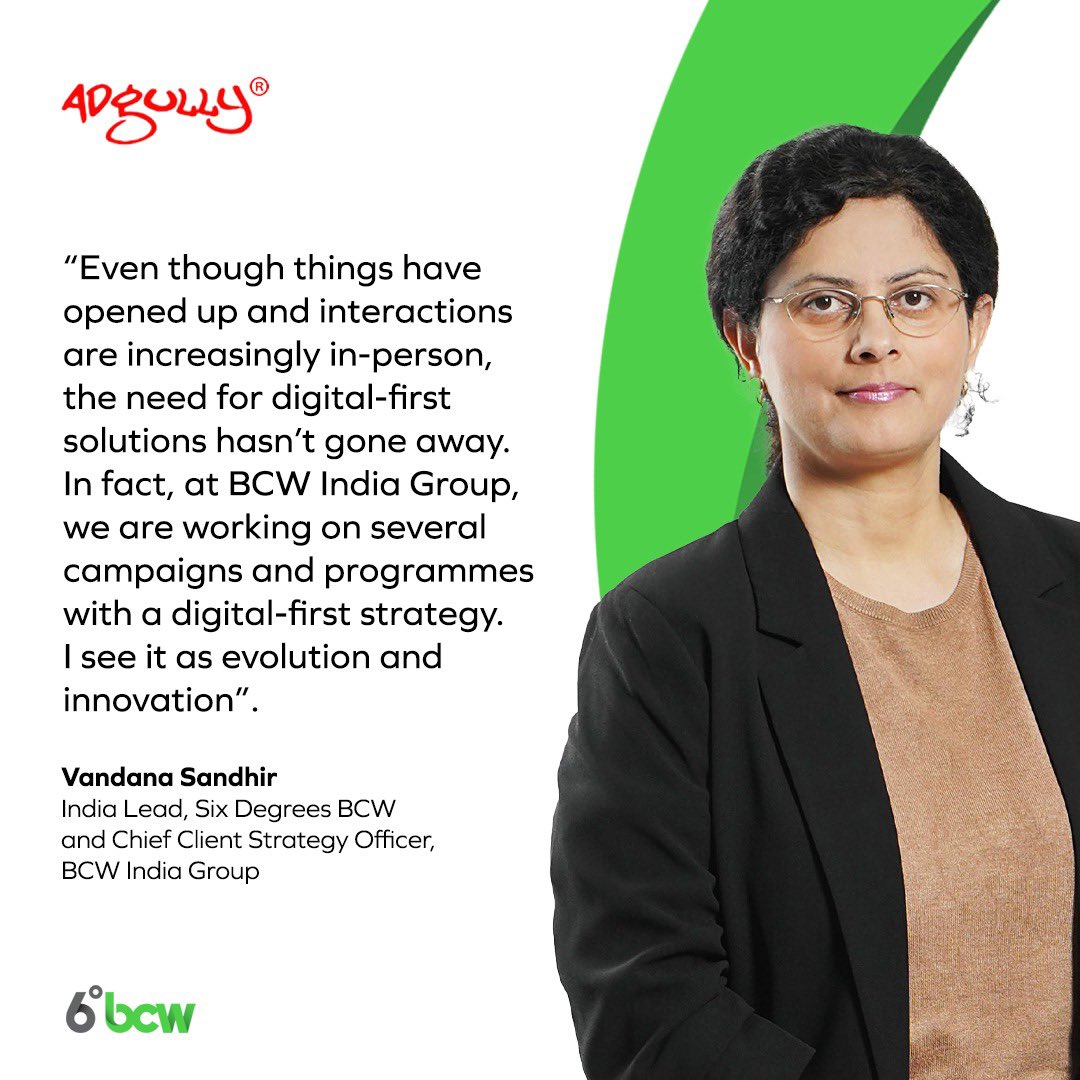 Vandana Sandhir, India Lead, Six Degrees BCW and Chief Client Strategy Officer, BCW India Group shares her views on the future of digital PR, exploring the impact of deep technology and its potential to revolutionize the industry. Link here- adgully.com/the-deep-tech-…