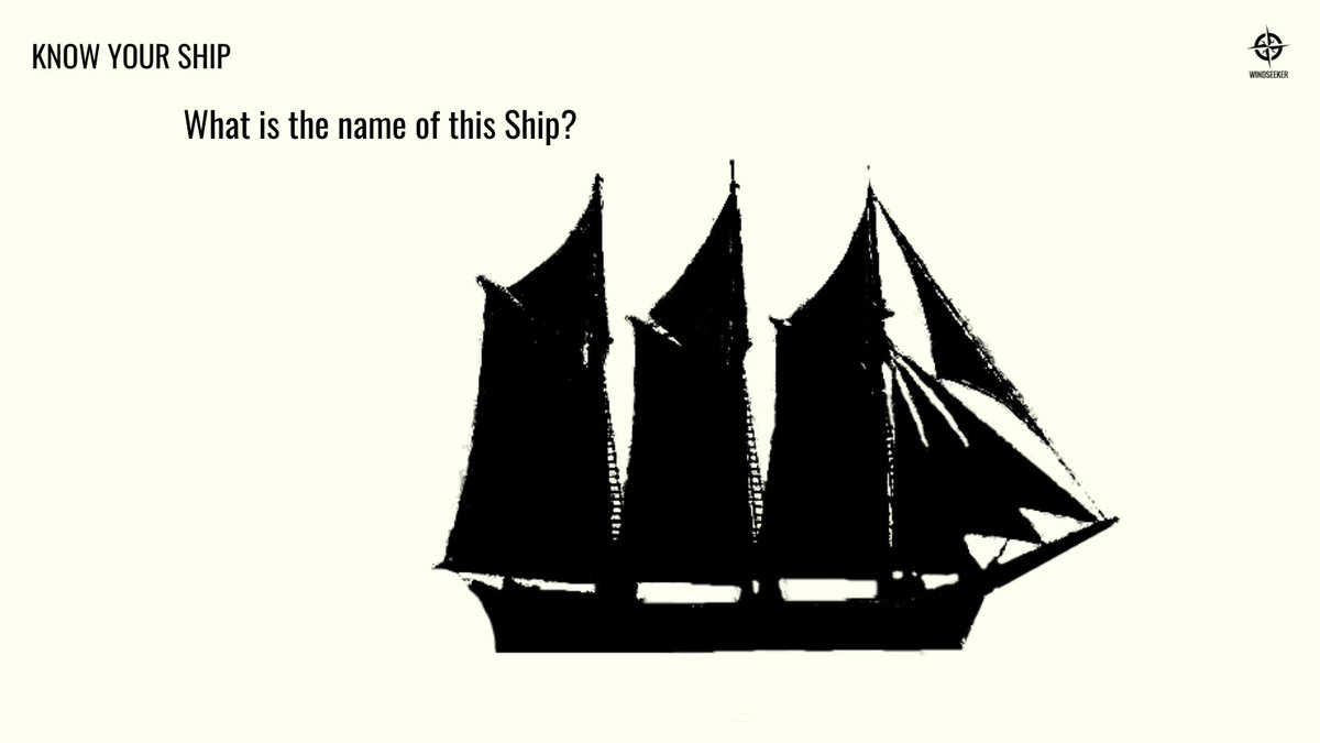WindseekerAtSea's tweet photo. Hint: Exchange@sea in Sweden โ second year in a row! ๐ธ๐ช
#knowyourship #testyourknowledge #fleet #tallships https://t.co/bWrbiNA2Ay