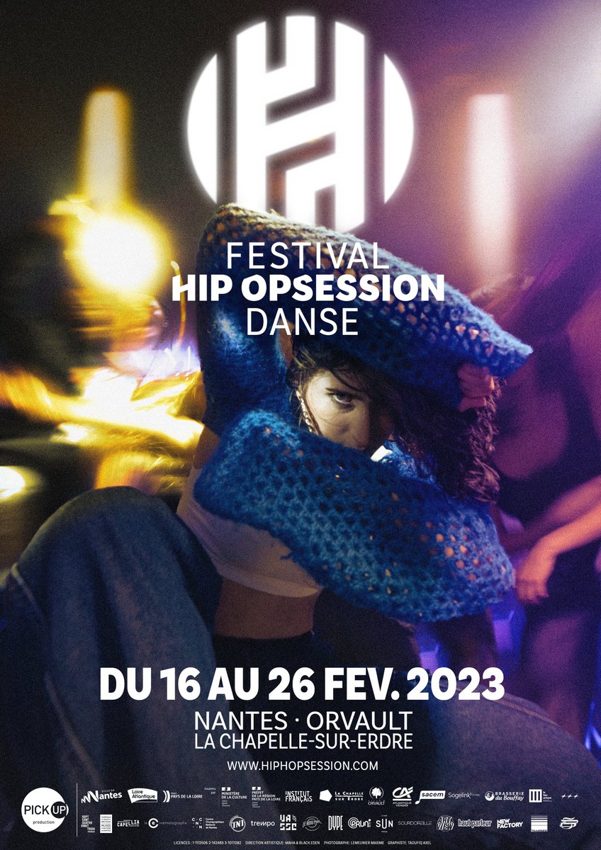 Le #festival @HIPOPSESSION #Danse c'est bientôt ! RDV du 16 au 26 février prochains, à @nantesfr et sa métropole. Le programme est à retrouver sur hipopsession.com #hiphop #hipopsession #Nantes