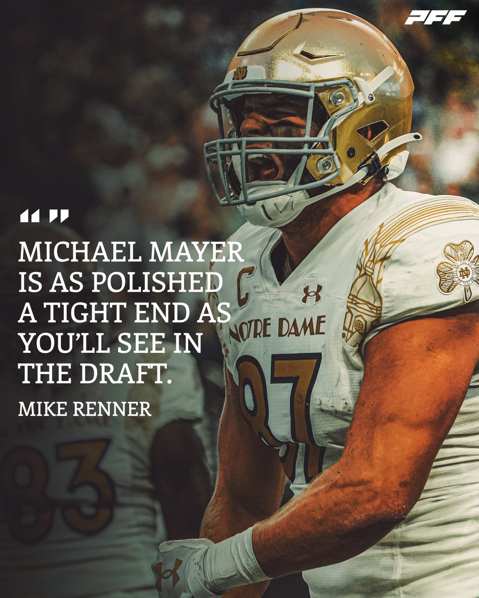 Does your NFL team need a Tight End? Michael Mayer is your guy☘️