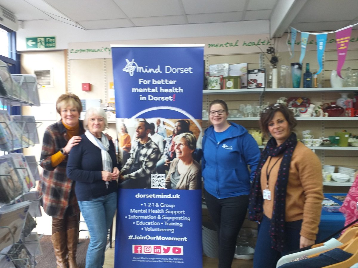 Fantastic afternoon in winton today with the team from Dorset mind. #TimeToTalkDay  #mindshop