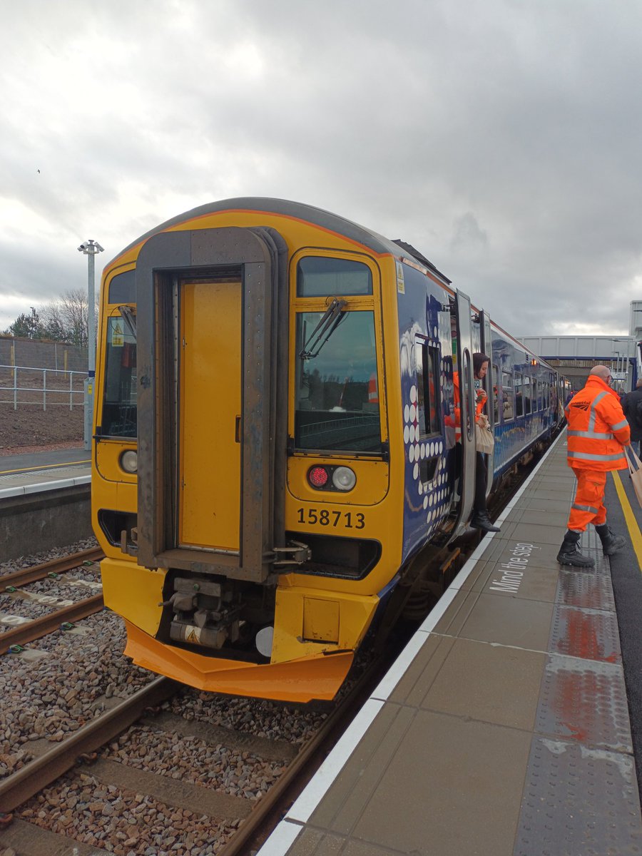 Hello from @ScotRail newest station!!! Inverness Airport!