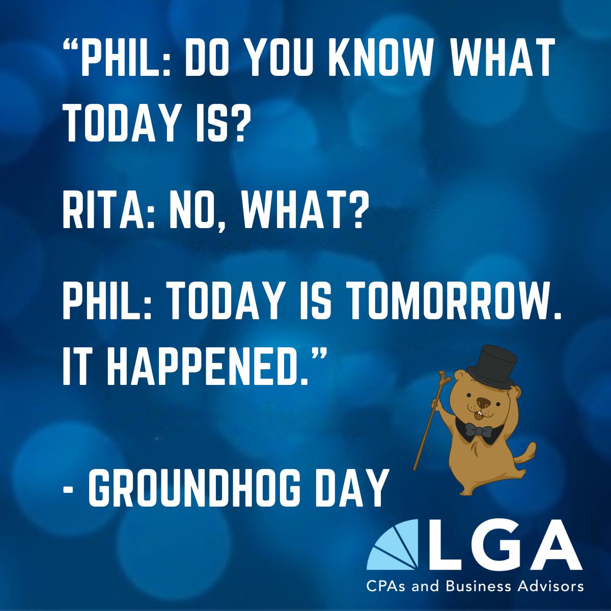 If you ever feel that your business is stuck in *Groundhog Day* mode, going through the motions, everyday is the same, and your not reaching your goals, we can help. Learn more here: hubs.la/Q01tFR8C0