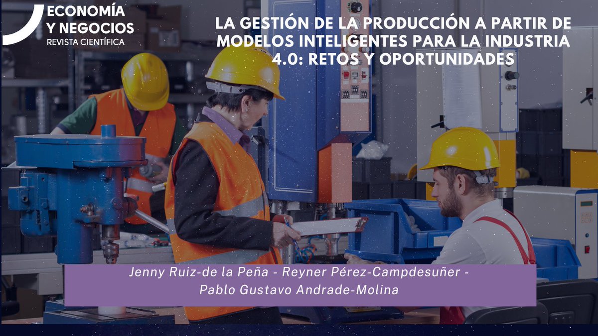 Este estudio menciona que trabajar con sistemas de producción inteligente en la Industria 4.0 es una tarea compleja que requiere formas innovadoras para el desarrollo de los sistemas. 
Leer más DOI: doi.org/10.29019/eyn.v…