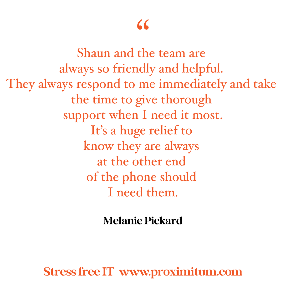 Some lovely feedback, thank you.

We know how stressful it can be when you suddenly have an IT issue and need instant support.

#BusinessSupport #KentBusiness #SurreyBusiness #LondonBusiness #ITSupport #RemoteITSupport #OnsiteITSupport #NetworkSupport #BackupSystems