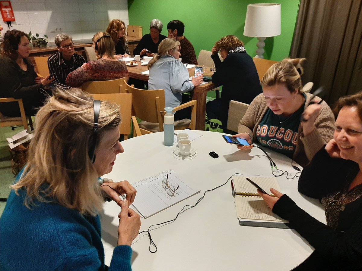 Gisteren derde bijeenkomst train the trainer music and memory dementie Aalten.