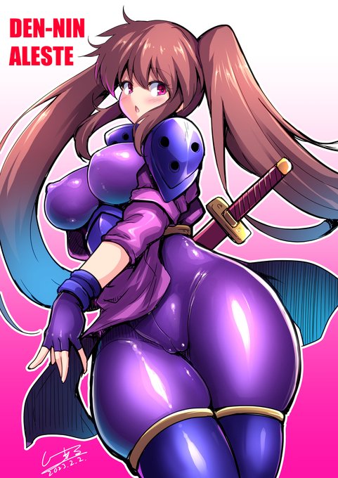 【ツインテールの日】電忍アレスタヒロイン・冴刃 #電忍アレスタ #冴刃 #ツインテール #ツインテールの日 https://t.co/4lPKzUJKpj 