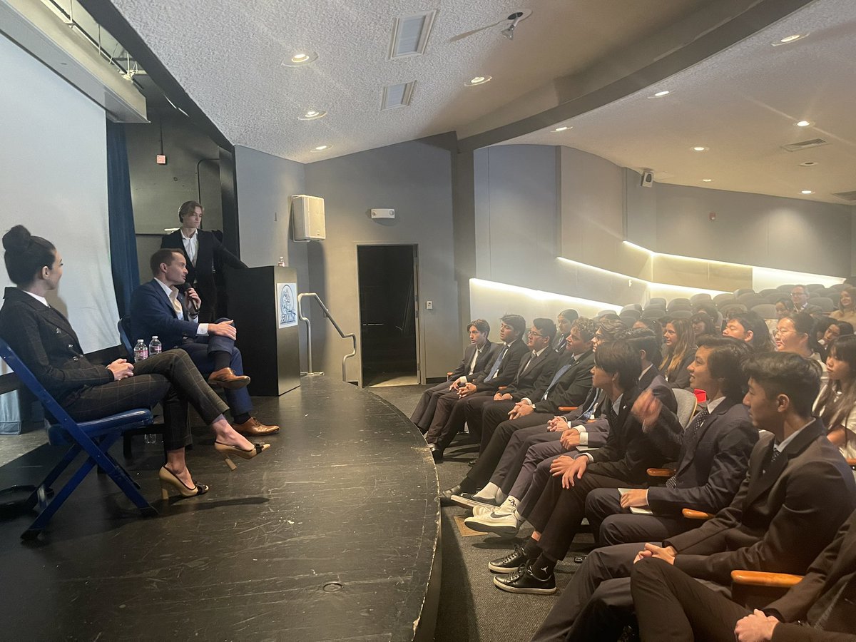 City Council Members Joe Stapleton and Lauren Kleiman addressing CdM Speech and Debate at the Junior State One Day on Youth Engagement <a href="/nbcouncil/">Newport Beach City Council</a> <a href="/CDMpride/">Corona del Mar</a>