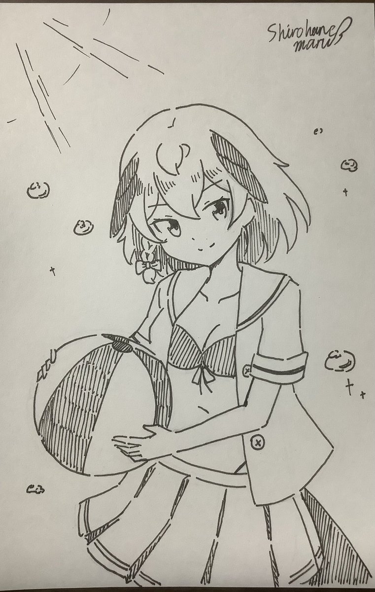 ペン画ポストカードいっぱい描いた 