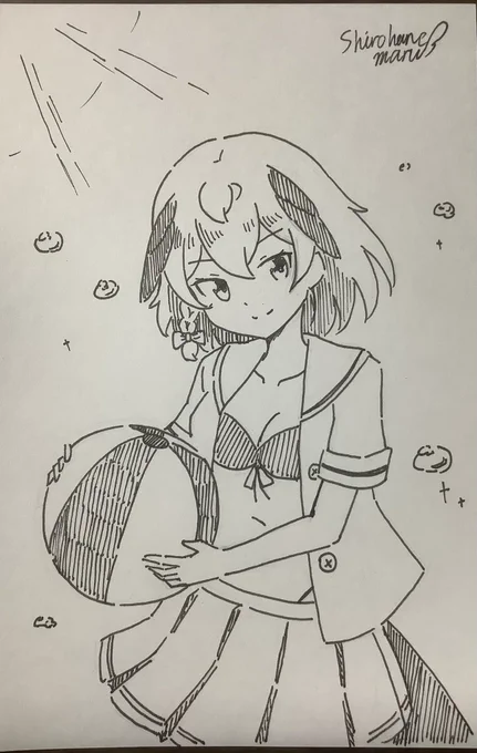ペン画ポストカードいっぱい描いた 