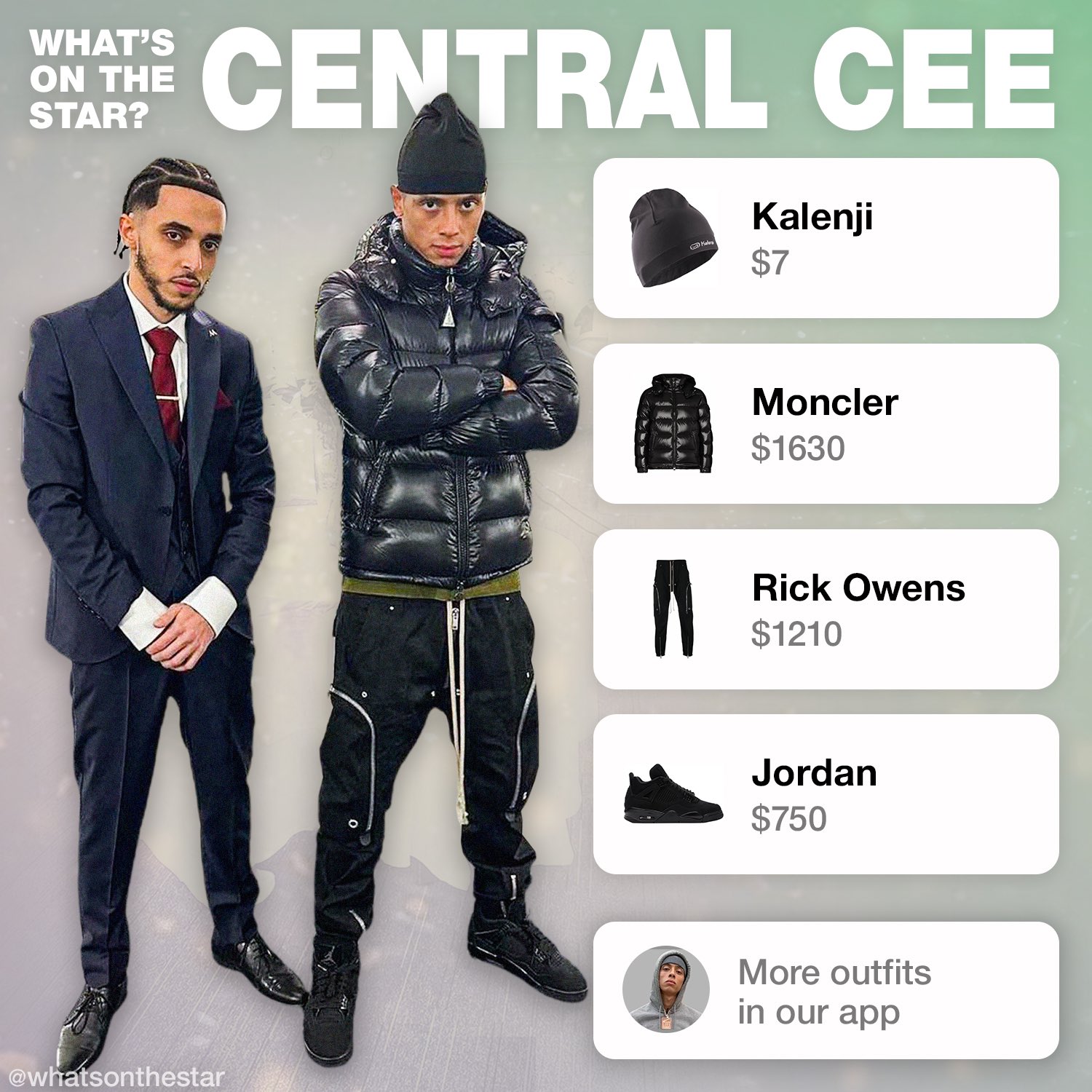 WHAT'S ON THE STAR? on X: Central Cee pulled up to his mate's