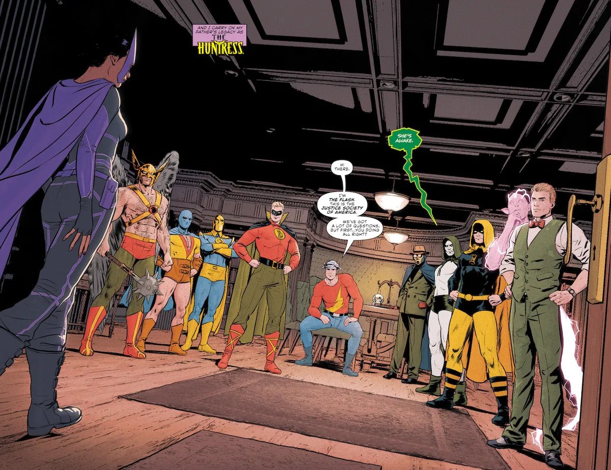 「 JSA #2 coming out next week! #DCComics 」|Mikel Janínのイラスト