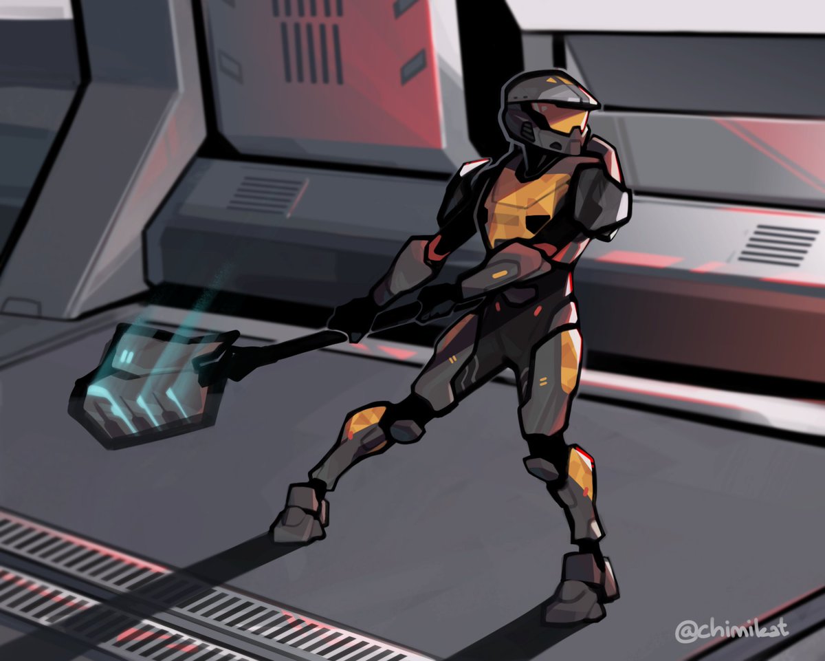 Chimi_jpg's tweet image. Hammer time. 
#HaloSpotlight